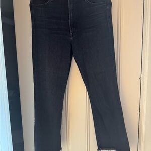 Mother the Hustler ankle fray jeans